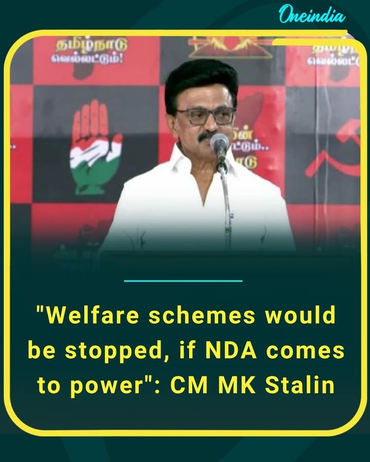 “Welfare schemes at risk if NDA takes charge,” warns M. K. Stalin 
Political heat rises as the battle for power intensifies