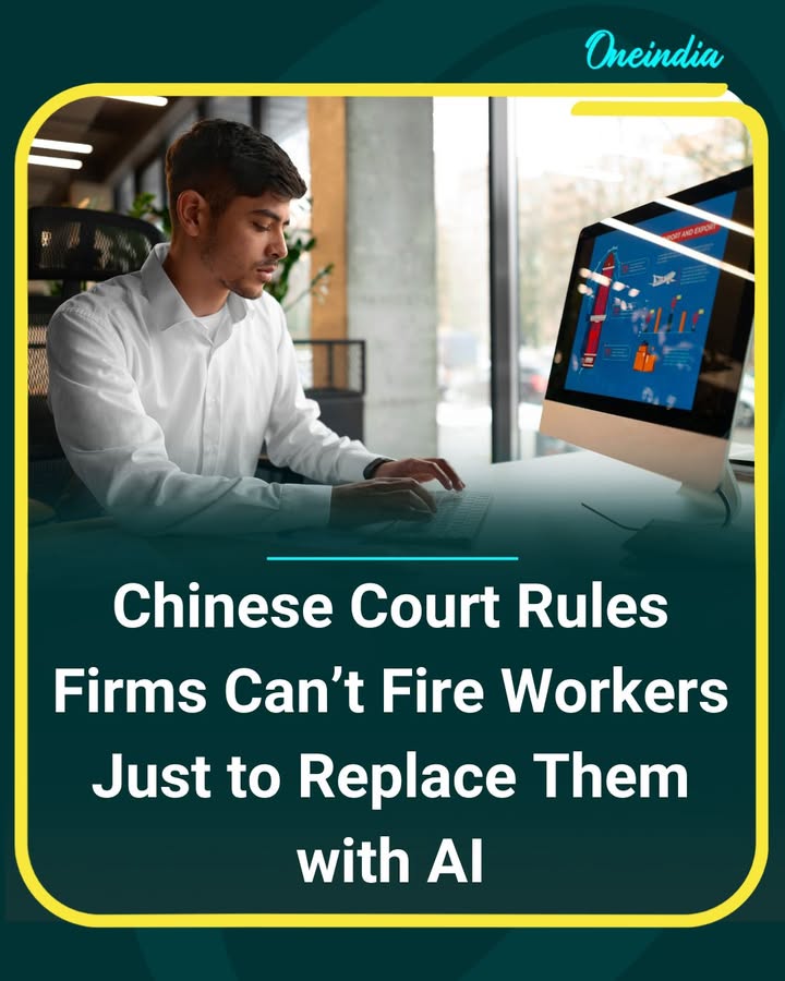 A Chinese court ruled that companies cannot fire employees just to replace them with AI for cost-cutting. In a recent case, a tech firm was found to have unlawfully dismissed a worker after automating his role and cutting his pay. The court emphasized that employers must offer retraining or reassignment, reinforcing that AI adoption cannot override basic worker right