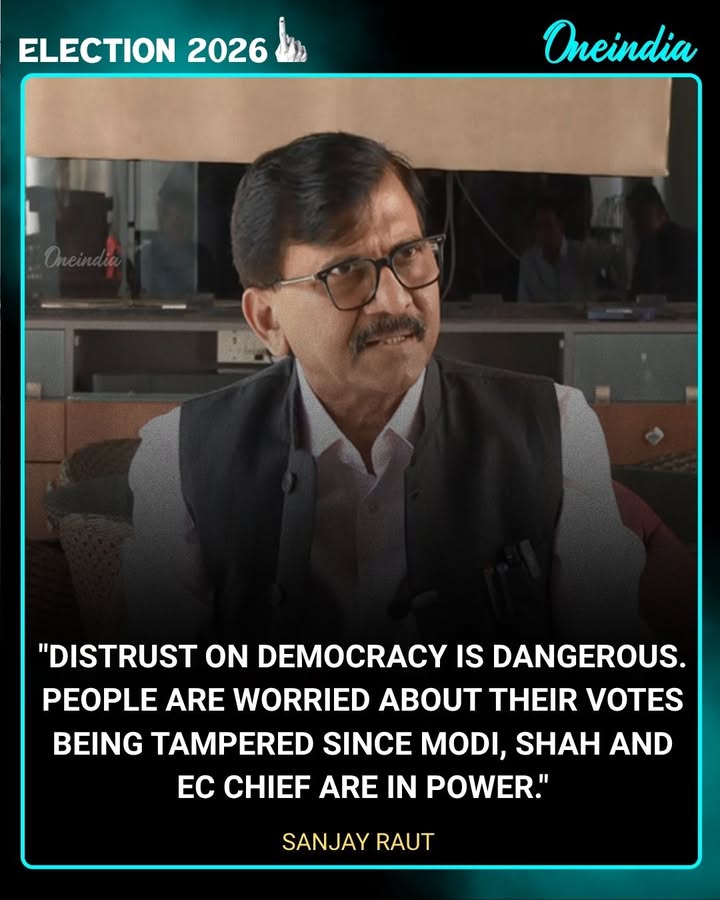 Sanjay Raut Raises Alarm Over Trust in Democracy