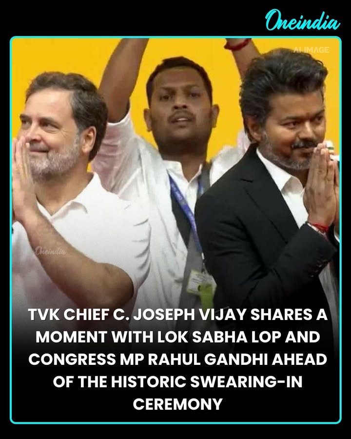 Vijay is set to take oath as the Chief Minister of Tamil Nadu