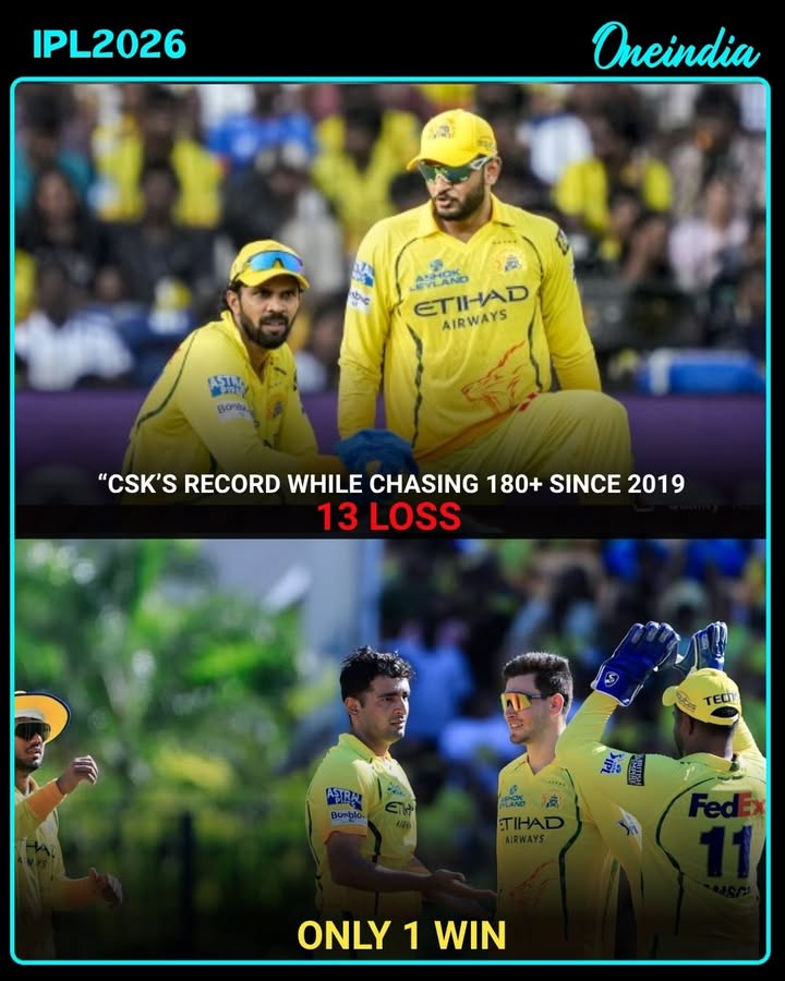 Chennai Super Kings Struggle In Big Run Chases Since 2019