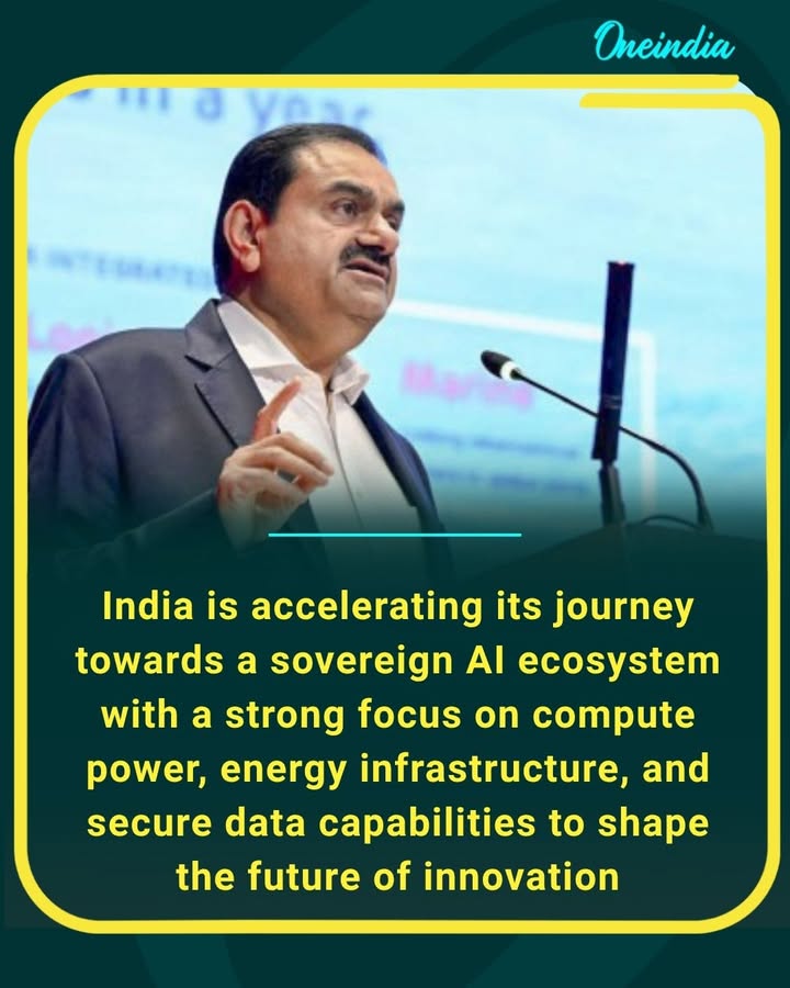 India is rapidly building its own sovereign AI ecosystem focused on energy, compute power, cloud infrastructure, and data security. The vision is to create AI systems designed for India’s needs while reducing dependence on foreign tech giants.