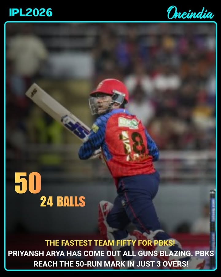 Punjab Kings Smash Fastest Team Fifty In Stunning Fashion