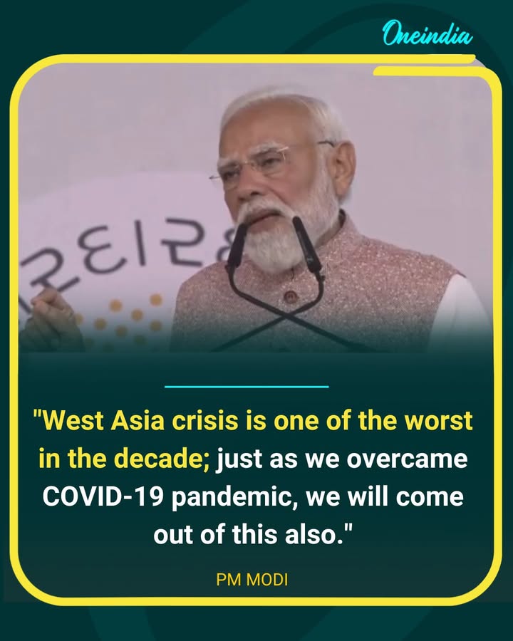 Narendra Modi Says West Asia Crisis Among Worst In A Decade