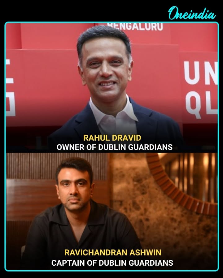 Ravichandran Ashwin is set to lead the Dublin Guardians in the European T20 Premier League under the ownership of Rahul Dravid.