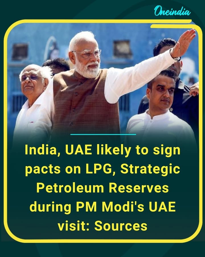 India and UAE set to strengthen energy cooperation with expected agreements on LPG supply and Strategic Petroleum Reserves during PM Modi’s visit to the Gulf nation.