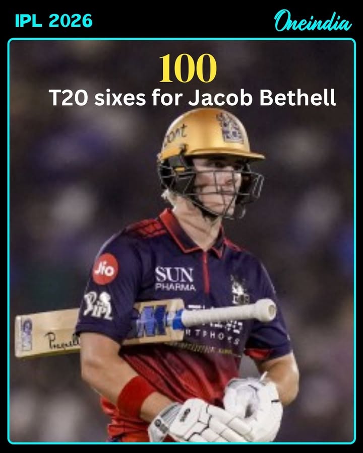 1️⃣0️⃣0️⃣ T20 sixes for Jacob Bethell 🏏💥
 
A milestone that reflects his clean striking and growing impact 💪