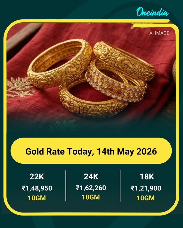 Gold Rate Today, 14th May 2026