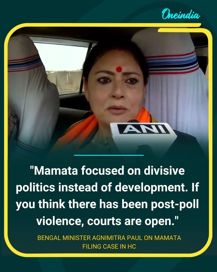 Bengal Minister Agnimitra Paul Slams Mamata Banerjee Over Court Case Move