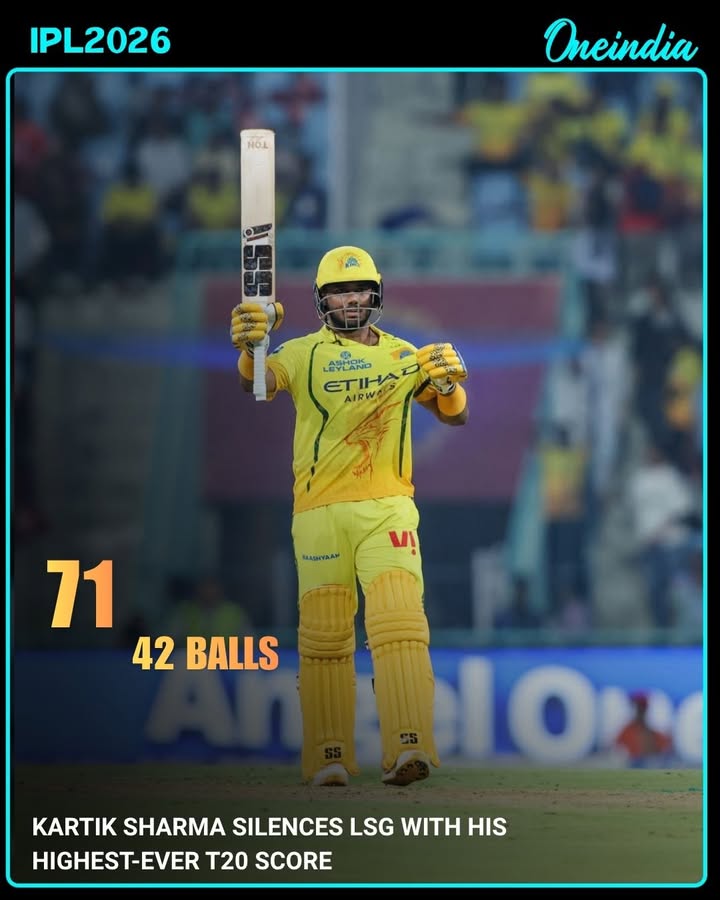 “Kartik Sharma’s Career-Best Knock Dismantles LSG Attack”