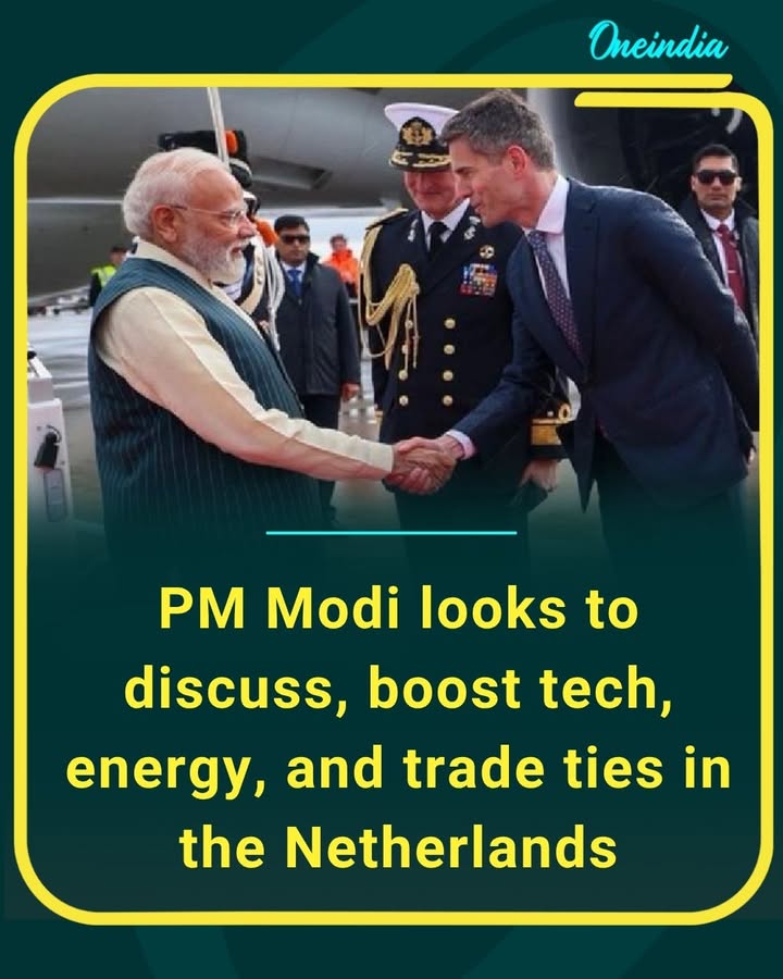 Strengthening global partnerships 
PM Modi aims to deepen cooperation with the Netherlands in technology, energy, and trade during his key diplomatic outreach.