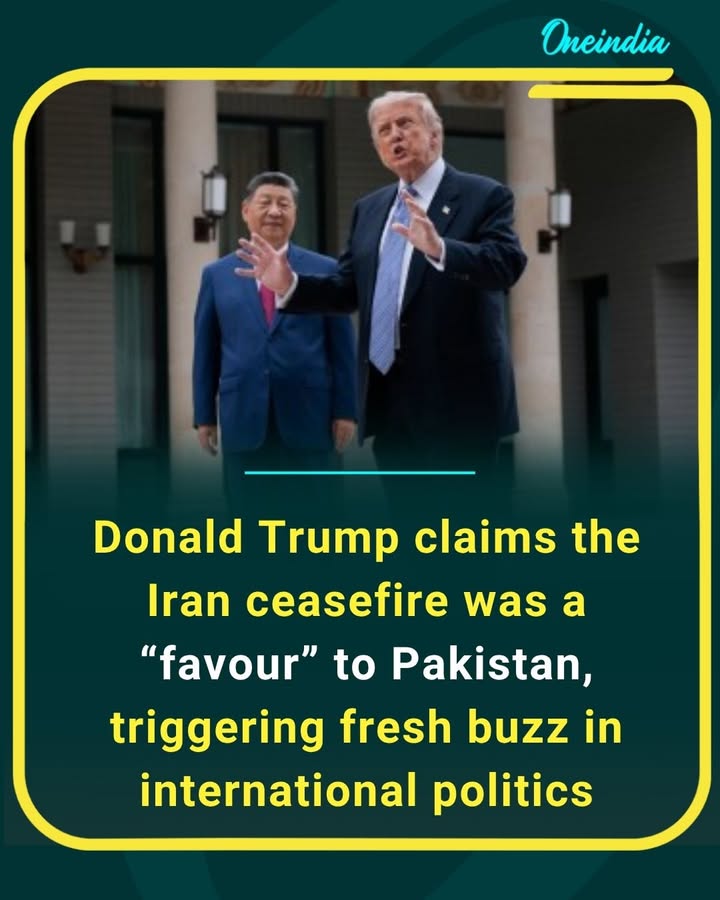 Trump’s latest remark on the Iran ceasefire has sparked fresh global debate, with Pakistan unexpectedly entering the spotlight in the diplomatic narrative.