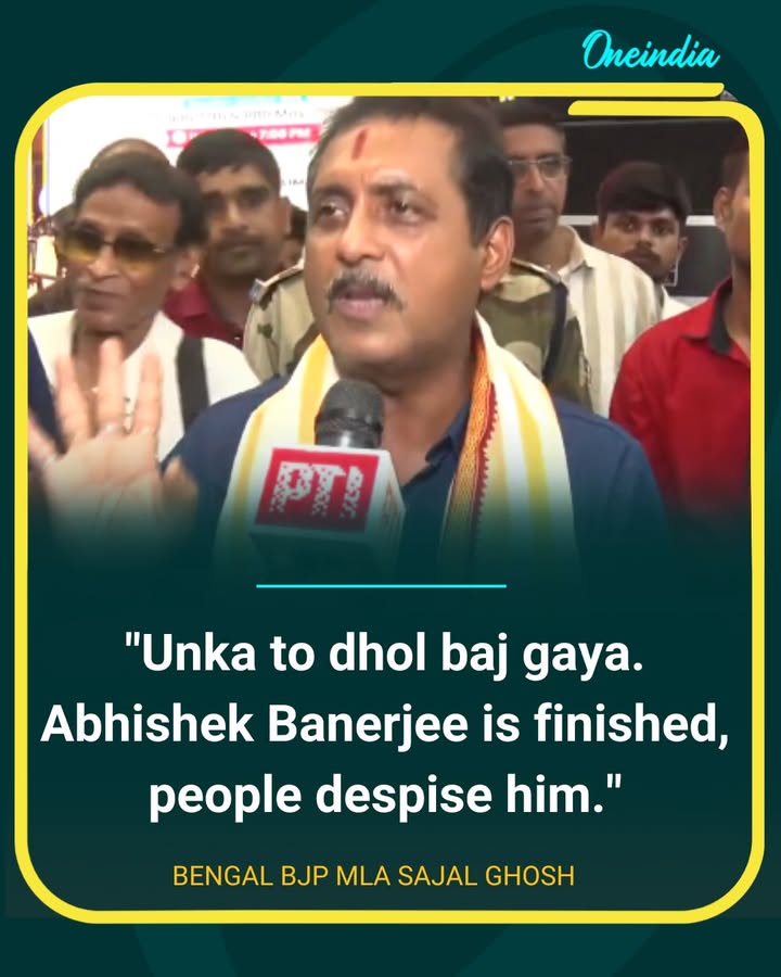 Sajal Ghosh Targets Abhishek Banerjee With Sharp Remark