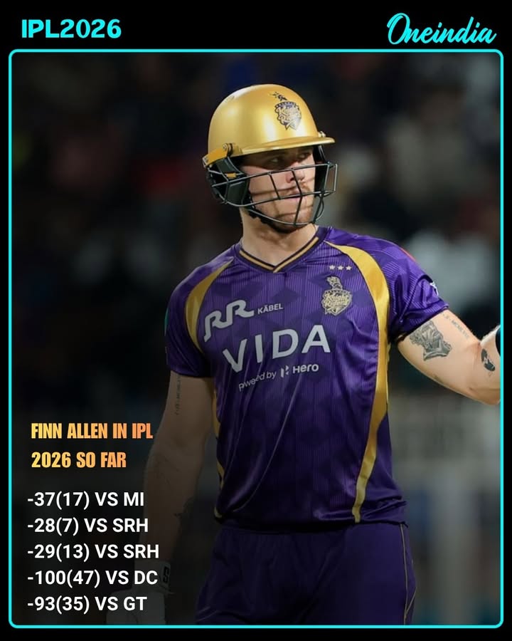 Finn Allen Taking IPL 2026 By Storm With Explosive Knocks