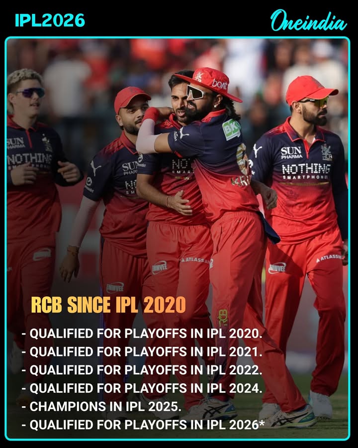 RCB’s Golden Era Continues With Another Playoff Qualification