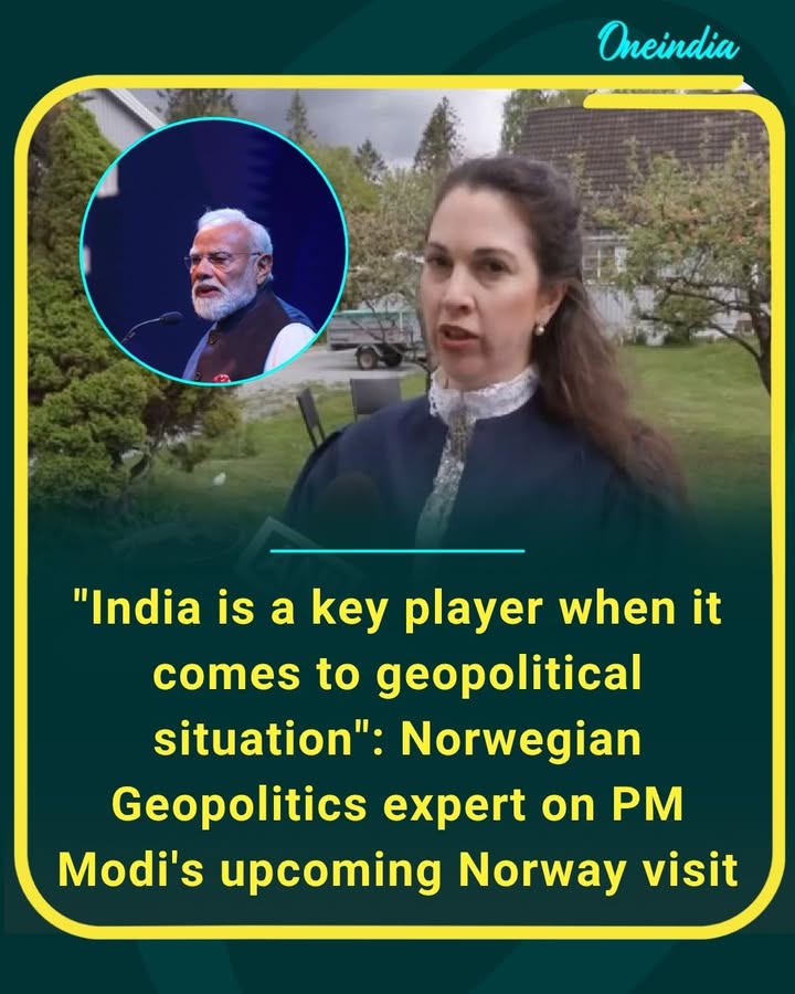 “India is a key player in the current geopolitical landscape,” says a Norwegian geopolitics expert ahead of Prime Minister Narendra Modi’s upcoming visit to Norway. The visit is expected to strengthen strategic ties, global cooperation, and economic partnerships between the two nations.