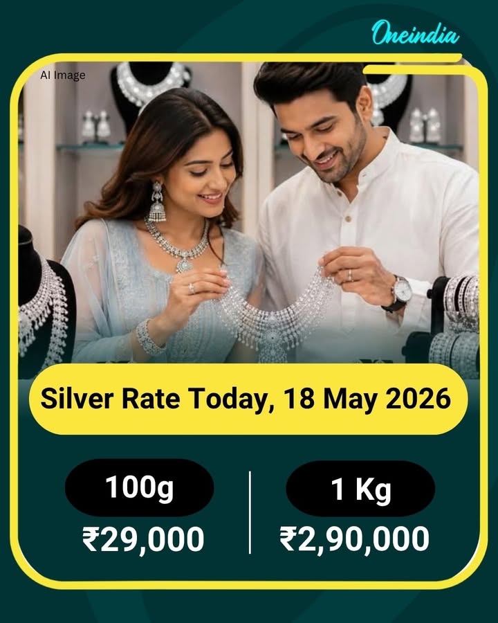 Silver Rate Today, 18 May 2026