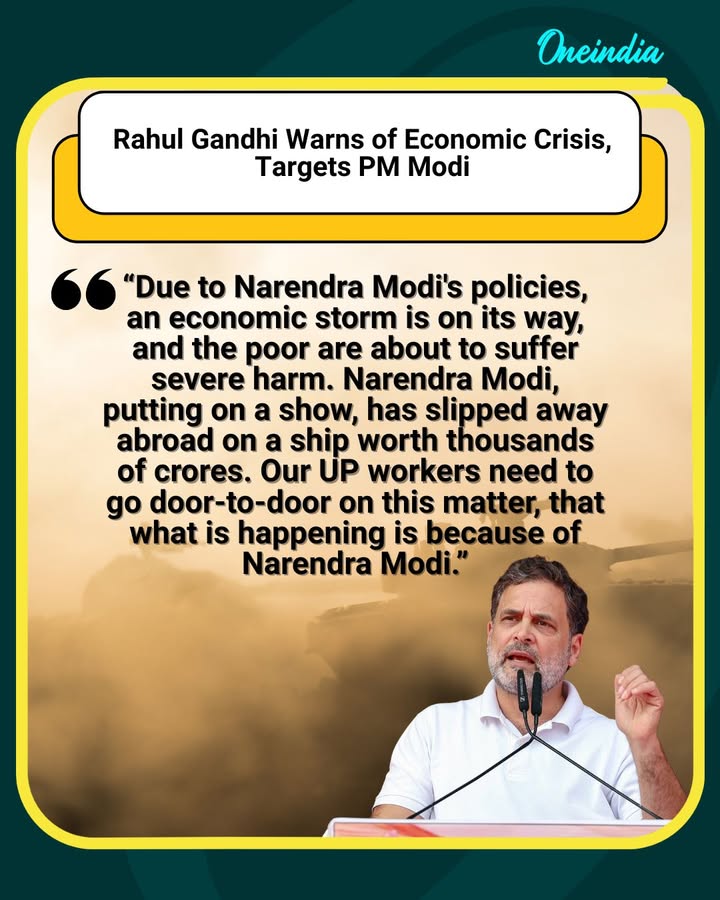 “Poor Will Suffer”: Rahul Gandhi Criticises Modi Government Policies
