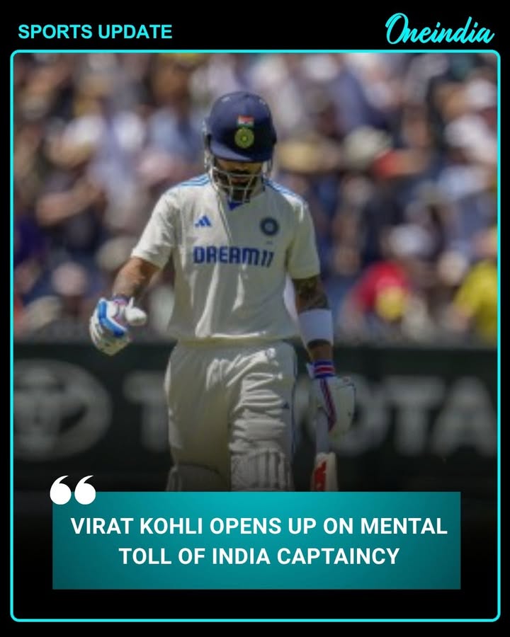 Virat Kohli has candidly spoken about the mental exhaustion caused by leading India national cricket team, admitting that captaincy eventually left him “completely spent.” Kohli described the pressure and expectations as “gruesome,” while also crediting Rahul Dravid and Vikram Rathour for helping him reconnect with the joy of playing cricket during one of the toughest periods of his career.