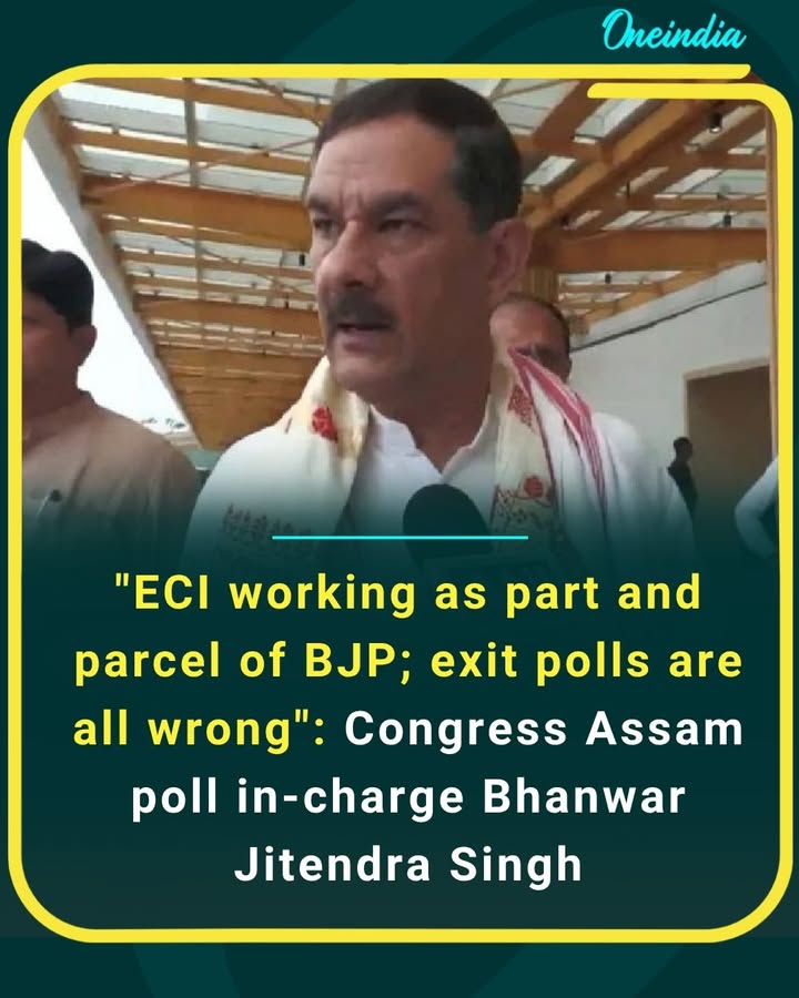 Slamming the poll process, Bhanwar Jitendra Singh alleges bias in the system, saying exit poll predictions don’t reflect ground reality in Assam.