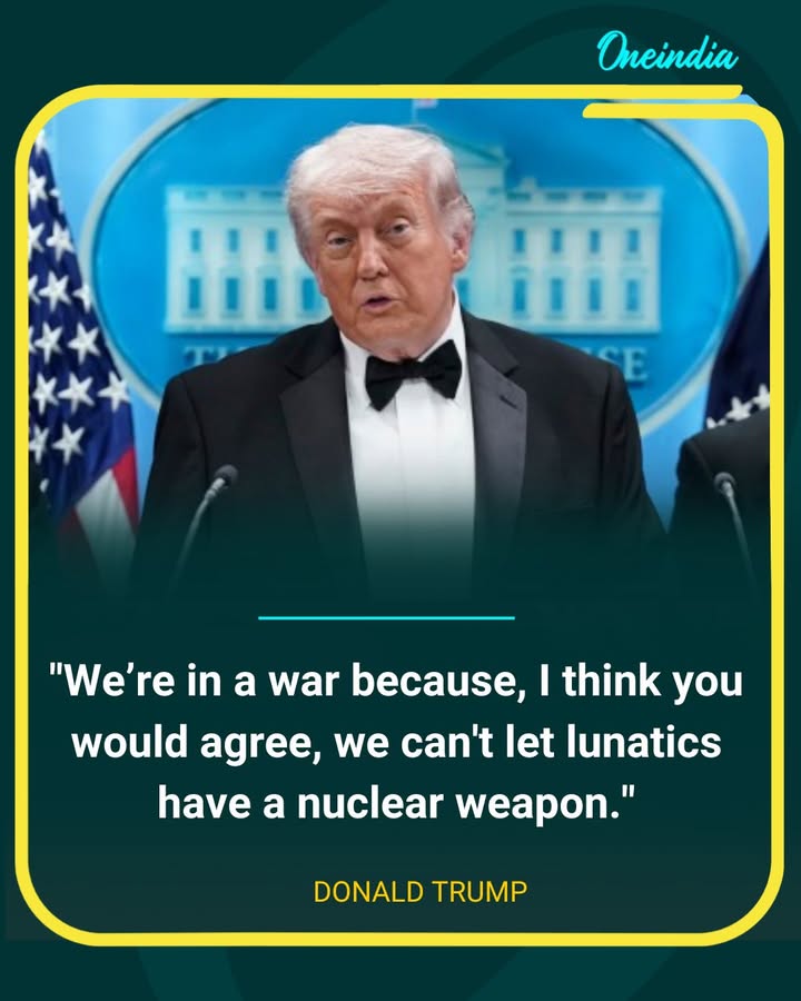 Donald Trump Defends War Stance With Nuclear Warning Remark