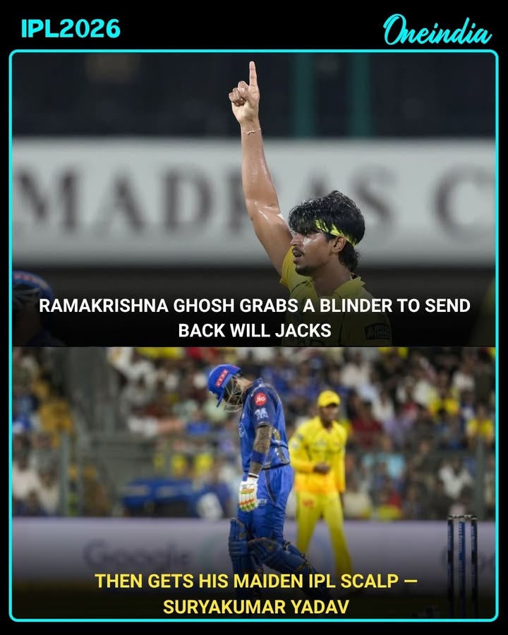 Dream Moment: Ghosh Gets Maiden IPL Wicket of Suryakumar Yadav