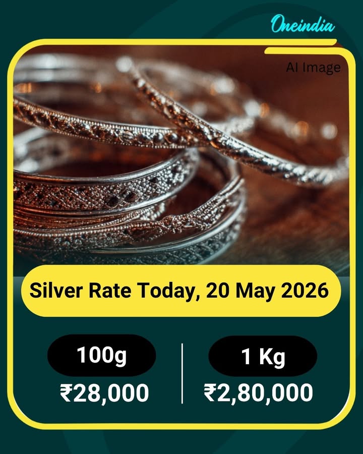 Silver Rate Today, 20 May 2026
