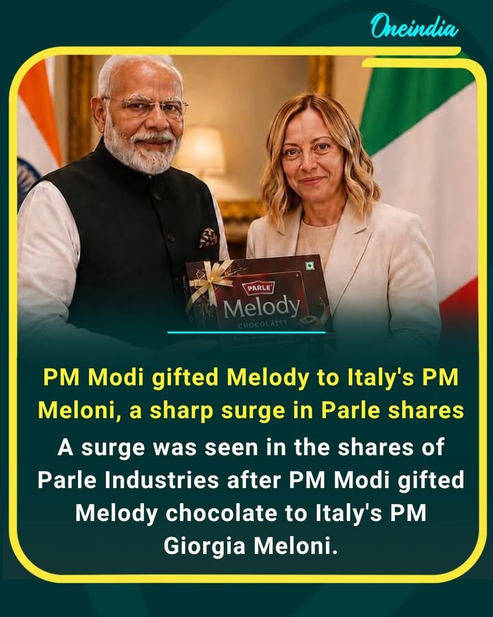 The “Melody gift” didn’t directly benefit the candy maker, but it created a viral buzz that led to a temporary spike in unrelated Parle Industries shares.