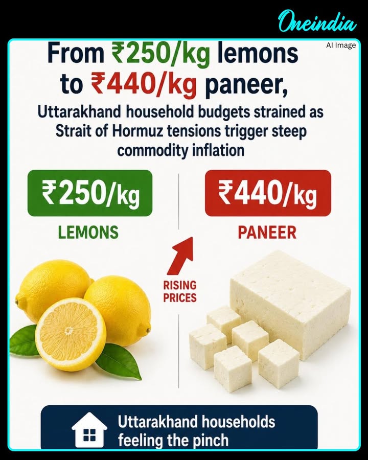 Prices on the rise, wallets under pressure! From lemons to paneer, Uttarakhand families are feeling the heat of soaring commodity costs amid global tensions