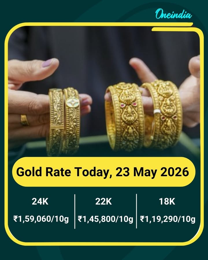 Gold Rate Today, 23 May 2026
