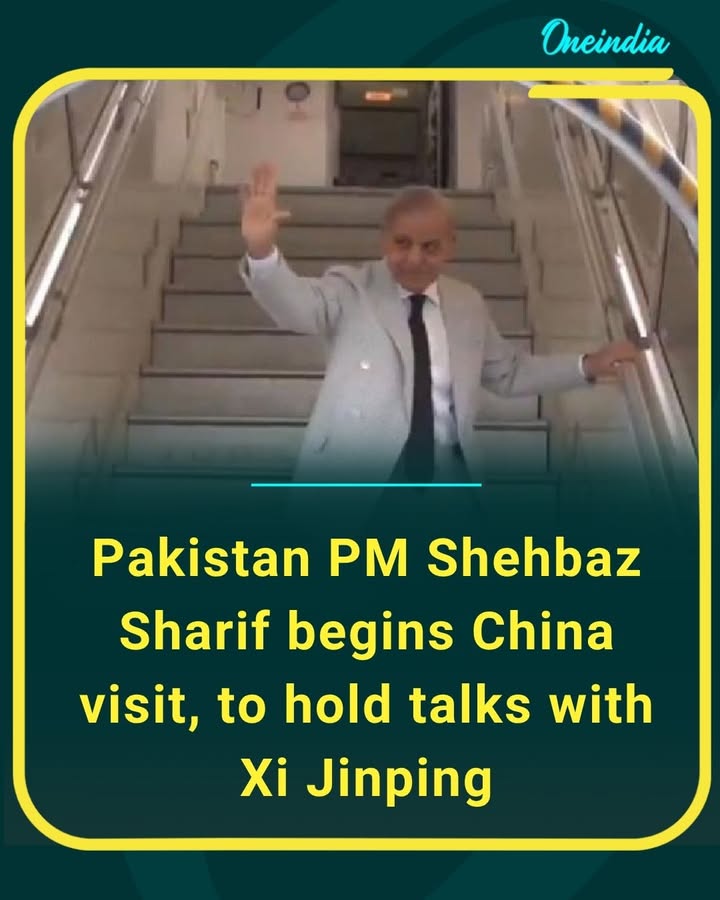 Pakistan Prime Minister Shehbaz Sharif has arrived in China for high-level talks with Chinese President Xi Jinping, with key discussions expected on trade, regional cooperation, and strategic ties between the two nations.