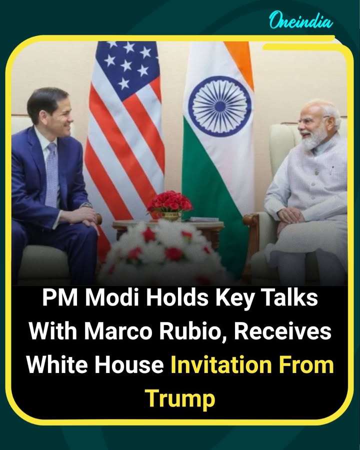 PM Modi Holds Key Talks With Marco Rubio During India Visit