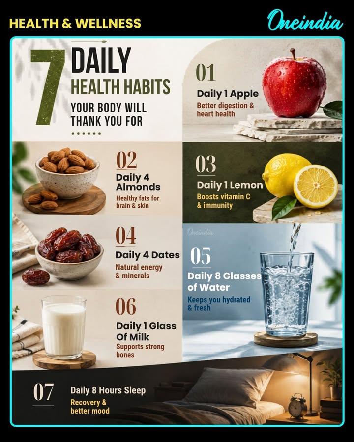 7 Daily Health Habits Your Body Will Thank You For 🌿