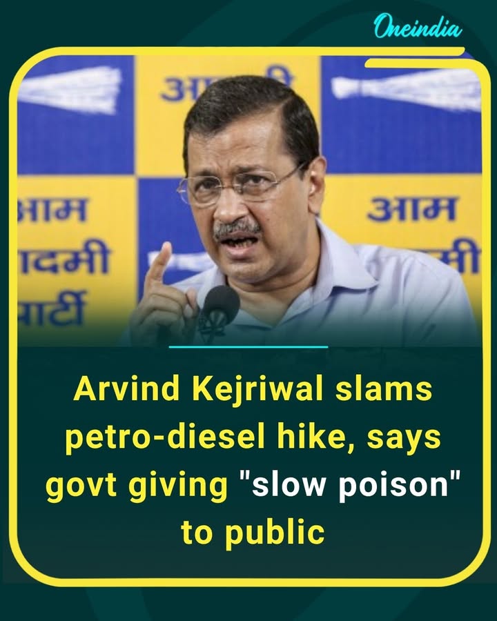 Arvind Kejriwal targets the Centre over the latest fuel price hike, alleging that rising petrol and diesel costs are hurting common citizens step by step.