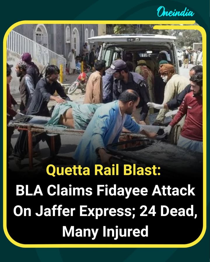 A deadly blast targeting the Jaffer Express near Quetta has claimed at least 24 lives and left many others injured. The banned militant group BLA has reportedly claimed responsibility for the fidayee attack, sending shockwaves across Pakistan. Rescue and security teams rushed to the site as investigations into the devastating rail explosion continue.