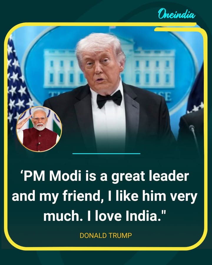 Donald Trump Praises PM Modi And Expresses Love For India