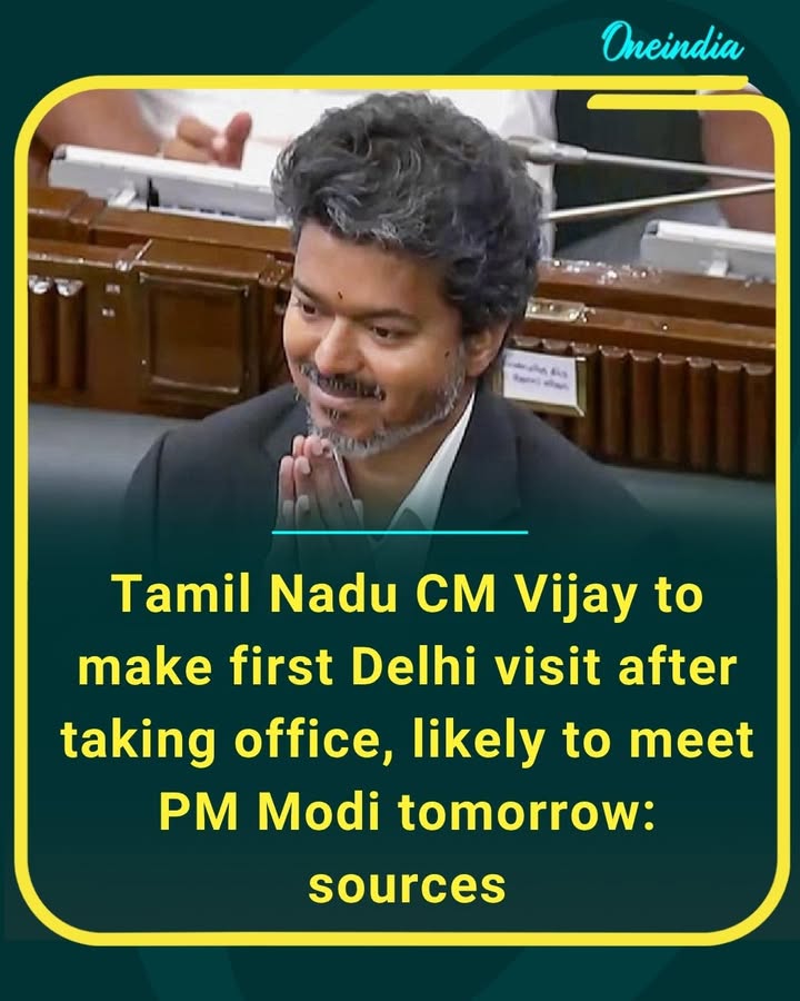 Vijay Heads to Delhi!