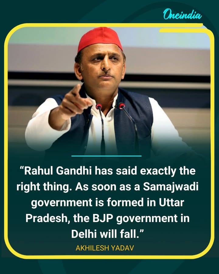 Akhilesh Yadav Backs Rahul Gandhi, Targets BJP Government