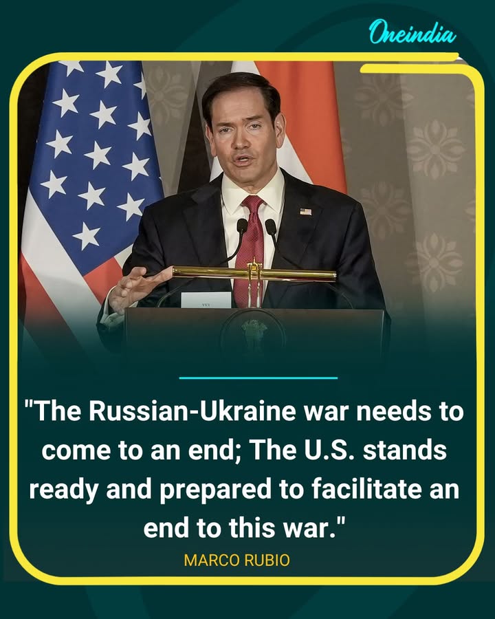 Marco Rubio Calls for End to Russia-Ukraine War