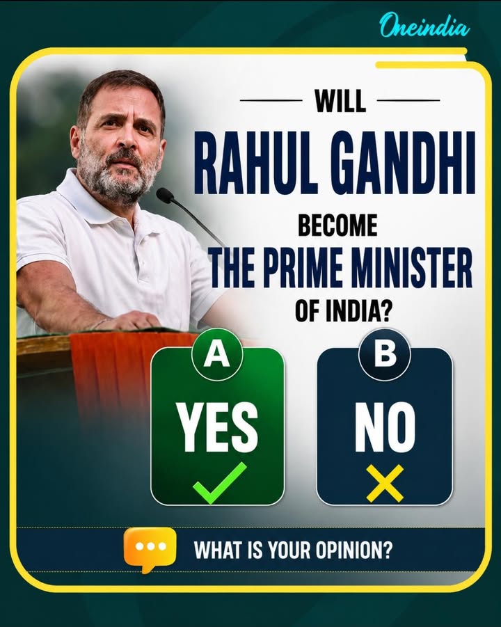 The political debate continues as Rahul Gandhi remains one of the biggest faces in Indian politics. Do you think he can become the Prime Minister of India in the future? 
Share your opinion below 👇