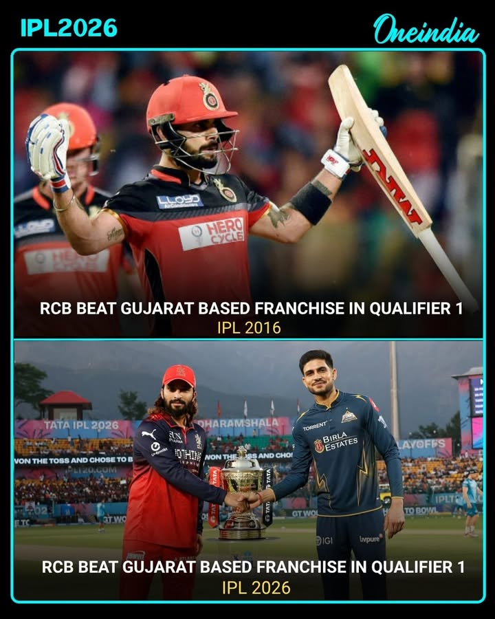 History Repeats? RCB Beat Gujarat Franchise In Qualifier 1 Again After IPL 2016