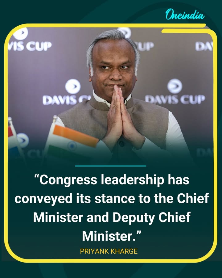 Priyank Kharge Says Congress Leadership Has Conveyed Its Stand To Karnataka Leadership