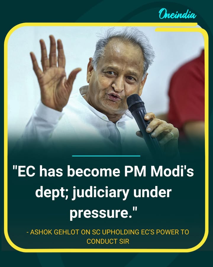 Ashok Gehlot Criticises EC, Says Institutions Are Under Pressure
