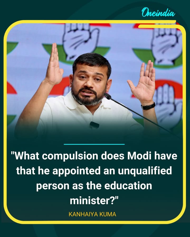 Kanhaiya Kumar Questions PM Narendra Modi Over Education Minister Appointment