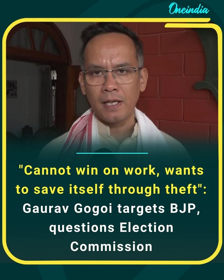 Taking a sharp dig at the ruling party, Gaurav Gogoi accused the Bharatiya Janata Party of avoiding accountability and raising serious concerns over the role of the Election Commission of India in the ongoing political scenario.