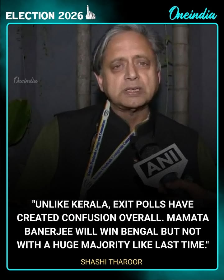 Tharoor Predicts Mamata Banerjee Win with Reduced Margin