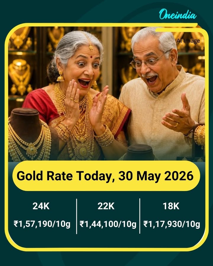 Gold Rate Today, 30 May 2026