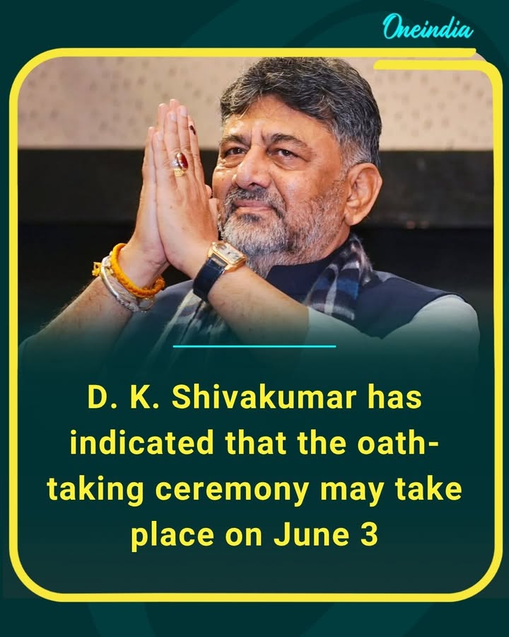 Oath-taking likely on June 3 as key political signals emerge from Karnataka