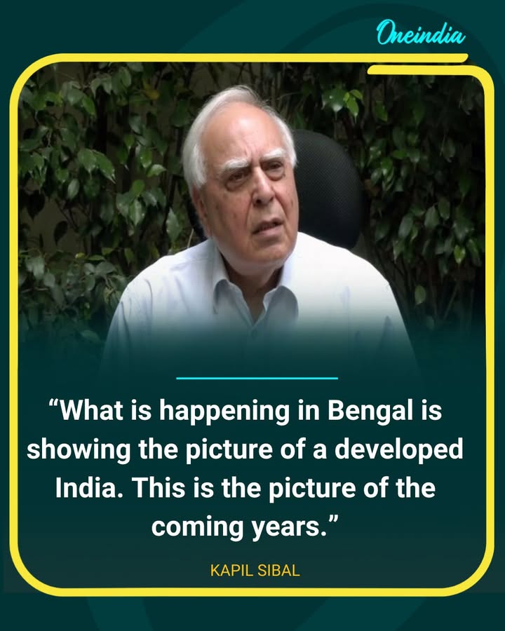 Kapil Sibal Takes Dig at Centre Over Bengal Situation