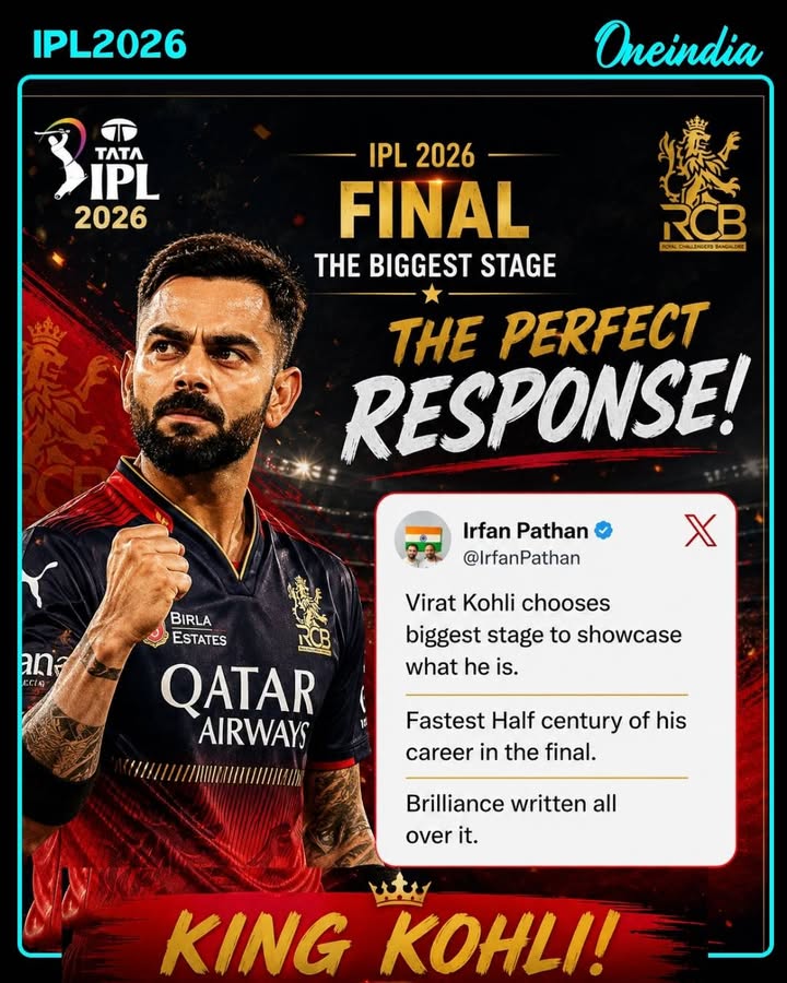 Vintage Virat! Fastest IPL Fifty Draws Praise From Irfan Pathan
